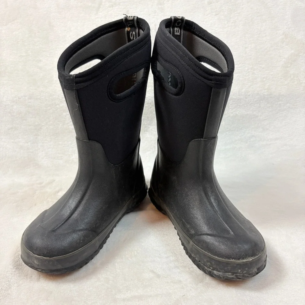 Bogs‎ Classic High Boots Kids 12 Black Good Waterproof Insulated Neoprene Snow